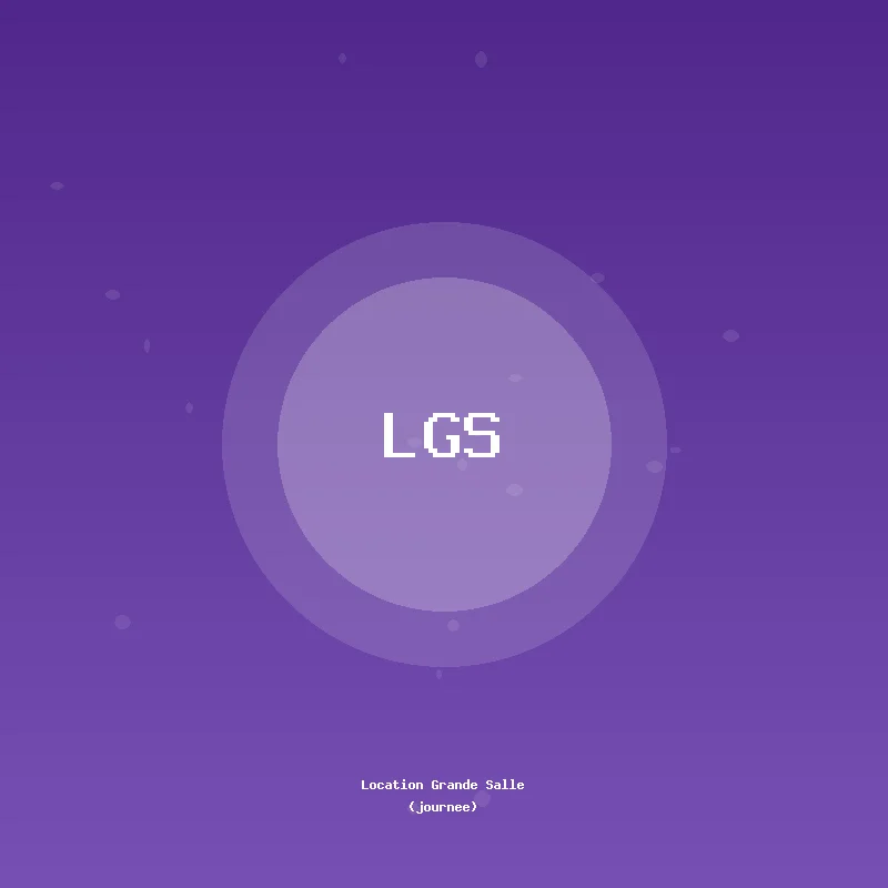 Location Grande Salle (journee)